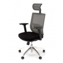 Кресло компьютерное HALMAR ADMIRAL черный/серый